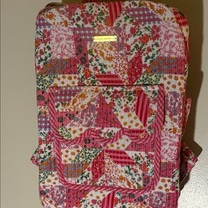 Vera Bradley Pink Multi Quilted Patchwork Backpack